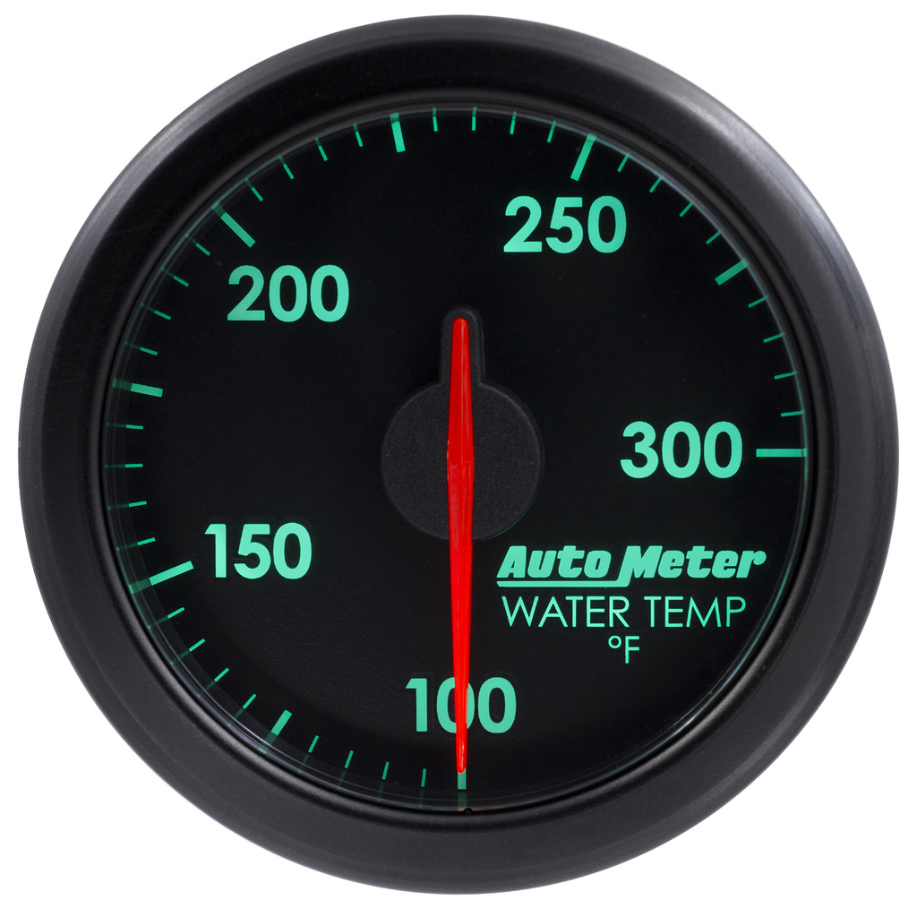2-1/16" WATER TEMP,100-300`F, AIRDRIVE, BLACK