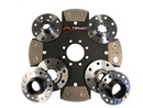 Tenaci 184mm 4-puckad 7,2mm Sinterlamell Audi 23 splines 24mm axel