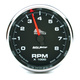 2-5/8" Varvräknare, 0-8,000 RPM, BLACK, PRO-CYCLE