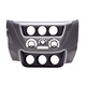DASH CONSOLE UPPER, TRIPLE, 2-1/16", MITSUBISHI EVO 8 03-07
