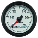 2-1/16" Voltmätare, 8-18V, WHITE, PRO-CYCLE