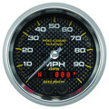 3-3/8" GPS Hastighetsmätare,, 0-100 MPH, MARINE CARBON FIBER