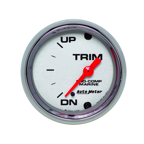 2-1/16" TRIM LEVEL, UP/DOWN, MARINE CHROME ULTRA-LITE