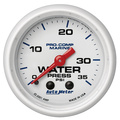 2-1/16" Vattentryck, 0-35 PSI, MARINE WHITE