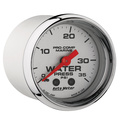 2-1/16" Vattentryck, 0-35 PSI, MARINE CHROME ULTRA-LITE