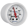 2-1/16" VACUUM/Laddtryck, 30 IN HG/20 PSI, MARINE WHITE