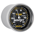 2-1/16" VACUUM/Laddtryck, 30 IN HG/20 PSI, MARINE CARBON FIBER