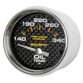 2-1/16" Oljetemperatur, 140-340 °F, MARINE CARBON FIBER