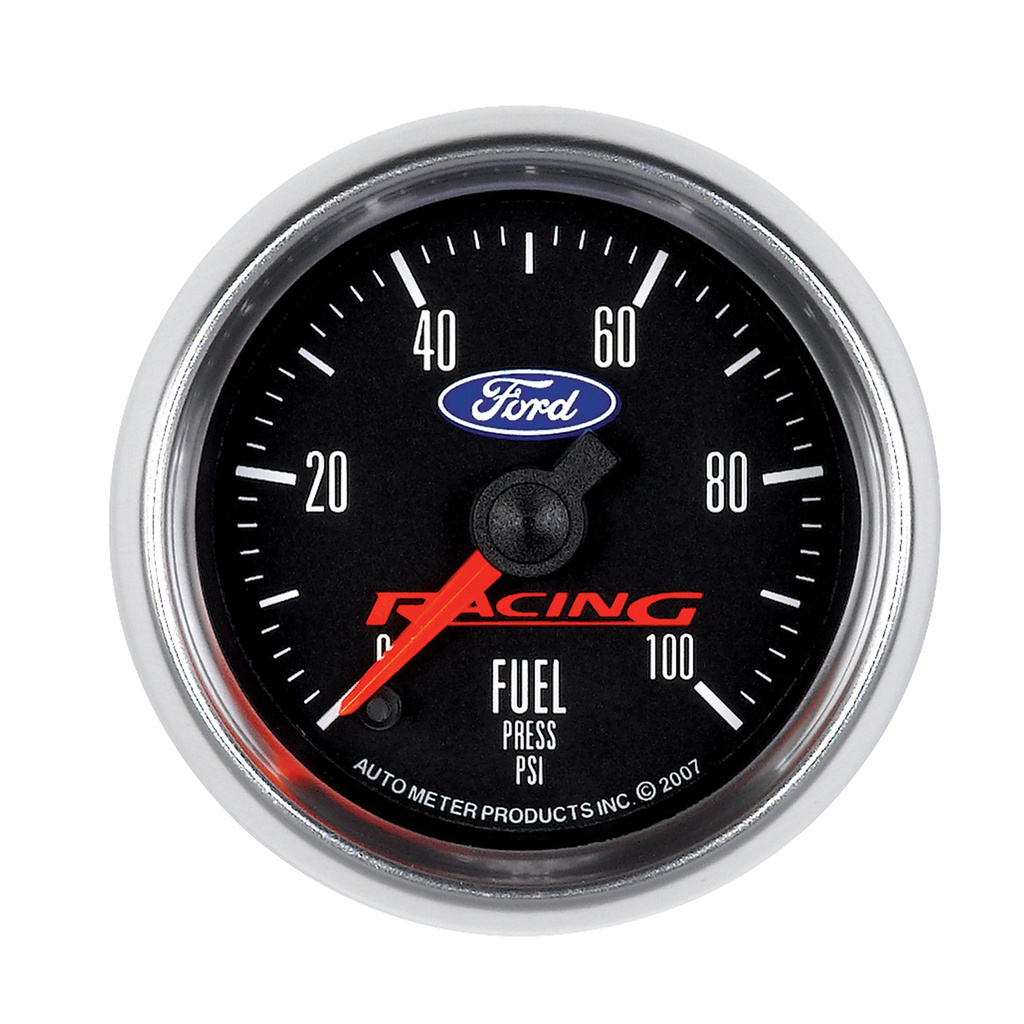 2-1/16" Bränsletryck, 0-100 PSI, FORD RACING