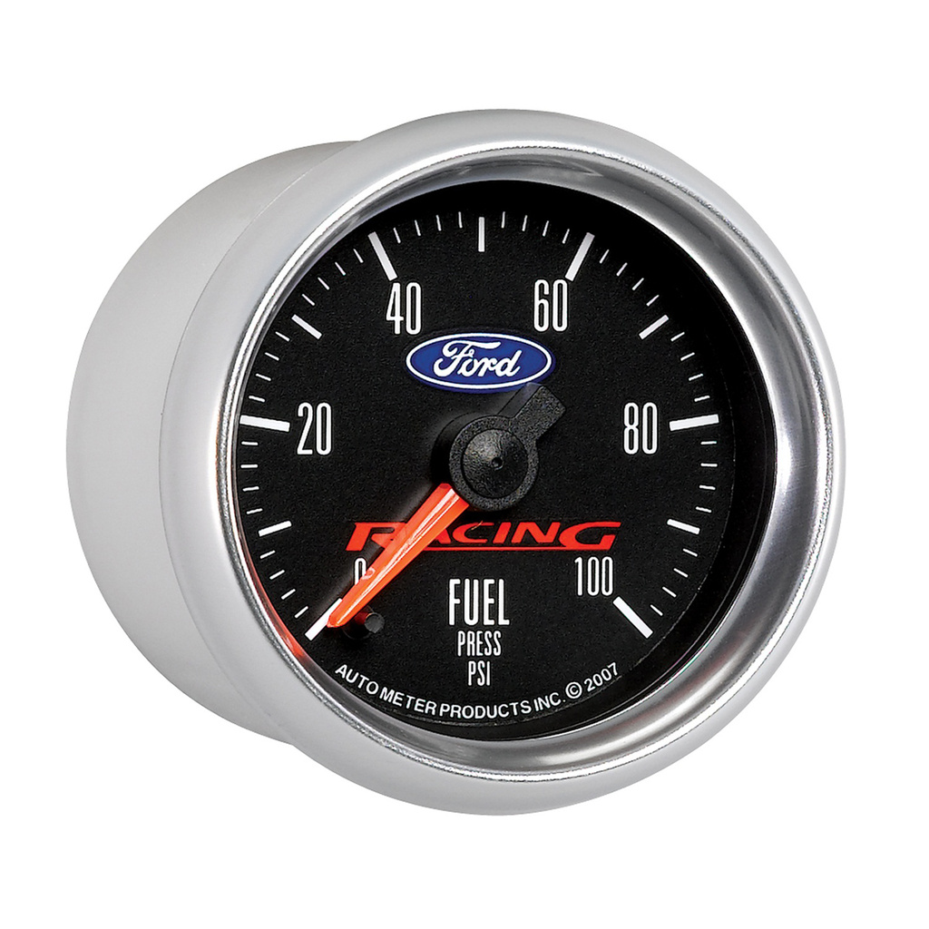 2-1/16" Bränsletryck, 0-100 PSI, FORD RACING
