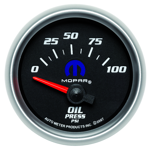 2-1/16" Oljetryck, 0-100 PSI, MOPAR