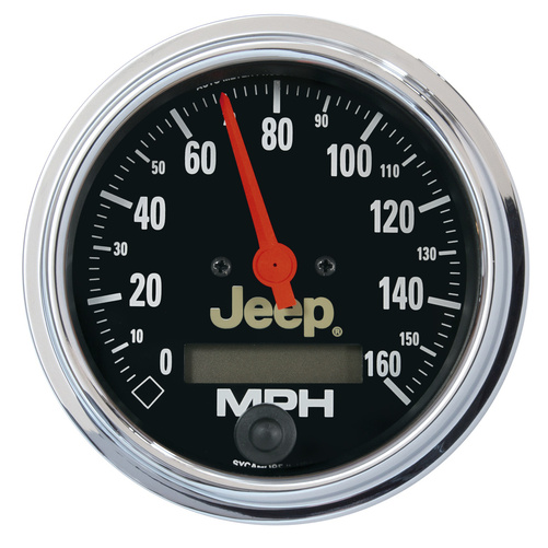 3-3/8" Hastighetsmätare,, 0-160 MPH, JEEP