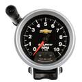 3-3/4" Varvräknare Stativ, 0-10,000 RPM, CHEVY GOLD BOWTIE