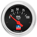 2" Oljetryck, 0-100 PSI, MOPAR CLASSIC