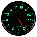 5" Varvräknare, 0-11,000 RPM, SPEK-PRO, Svart/Svart