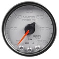 2-1/16" Vattentryck, 0-120 PSI, SPEK-PRO, Silver/Svart
