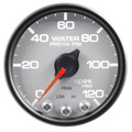 2-1/16" Vattentryck, 0-120 PSI, SPEK-PRO, Silver/Svart
