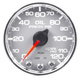 2-1/16" Oljetryck, 0-120 PSI, SPEK-PRO, Silver/Krom