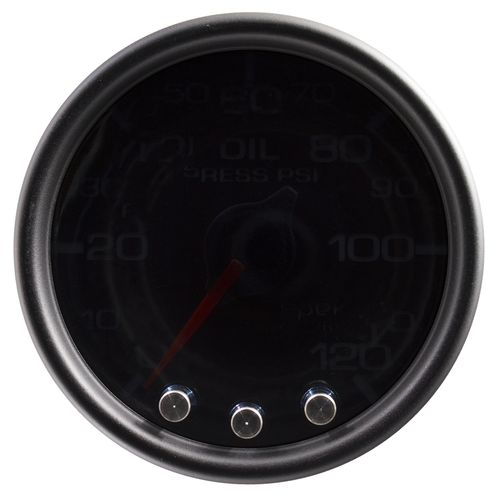 2-1/16" Oljetryck, 0-120 PSI, SPEK-PRO, Svart/Svart