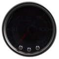 2-1/16" Oljetryck, 0-120 PSI, SPEK-PRO, Svart/Svart