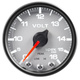 2-1/16" Voltmätare, 0-16V, SPEK-PRO, Silver/Svart