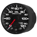 2-1/16" Oljetryck, 0-120 PSI, SPEK-PRO, Svart/Svart, ECU