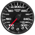2-1/16" Vattentemperatur, 100-300 °F, SPEK-PRO, Svart/Svart, ECU