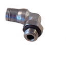 1/4" pneumatisk koppling 90 grader smidd för 8mm slang