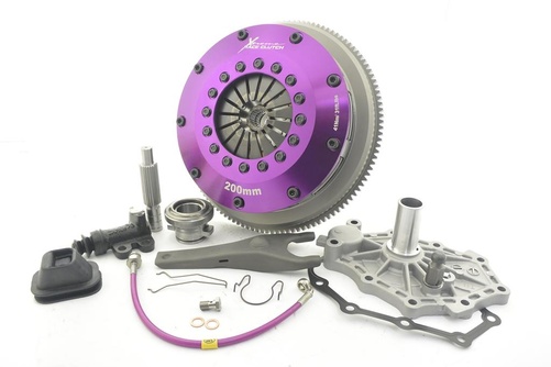 Xtreme Performance - 200mm Stum Keramisk Tvåskivig Kopplingskit Med Svänghjul 1200Nm