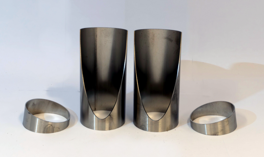 Kollektor Ø70.0mm 30° 2to1 Rostfritt