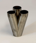 Kollektor Ø44.5mm 26° 3to1 Rostfritt