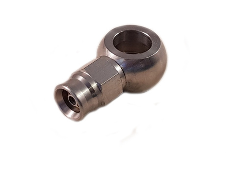 Banjo 10mm slangkoppling för AN3 slang rostfritt