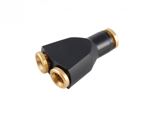 Y-kors pneumatisk koppling för 1/4" slang