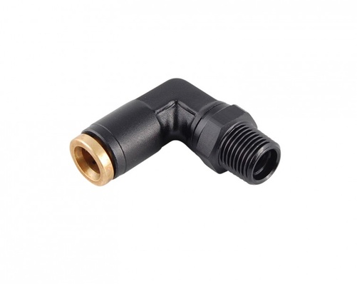 90° - 1/4" NPT pneumatisk koppling för 1/4" slang