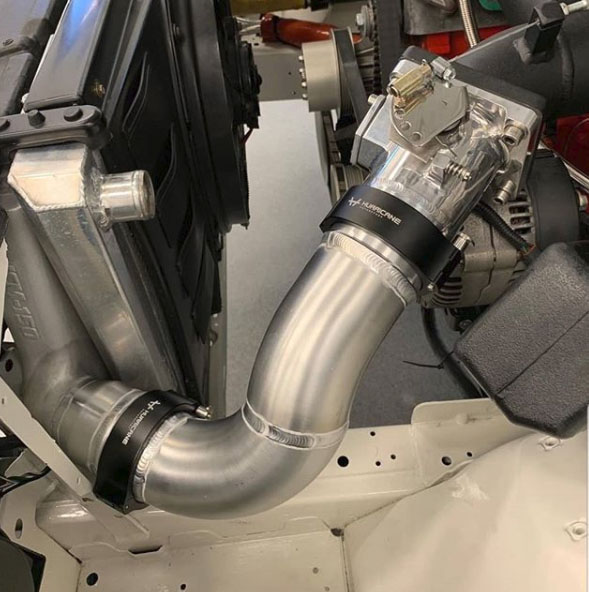 V-Band aluminium 3,5" - Dessa rör sig axiellt