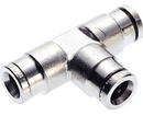 Pneumatisk koppling T-rör för 6mm slang