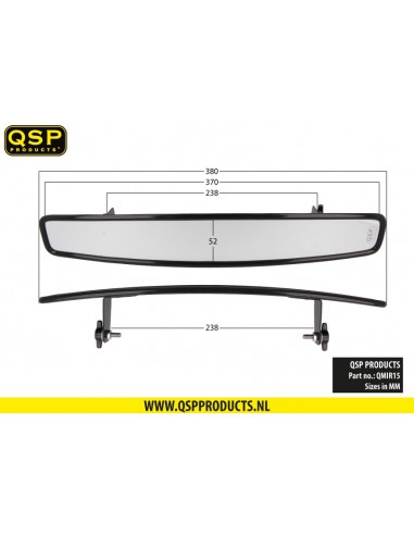 Backspegel vidvinkel