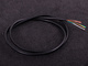 Skärmad kabel (4 ledare) svart