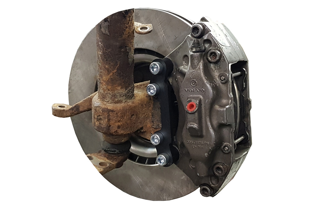 S60R/V70R fram - Volvo 240 Bromsoksadapter